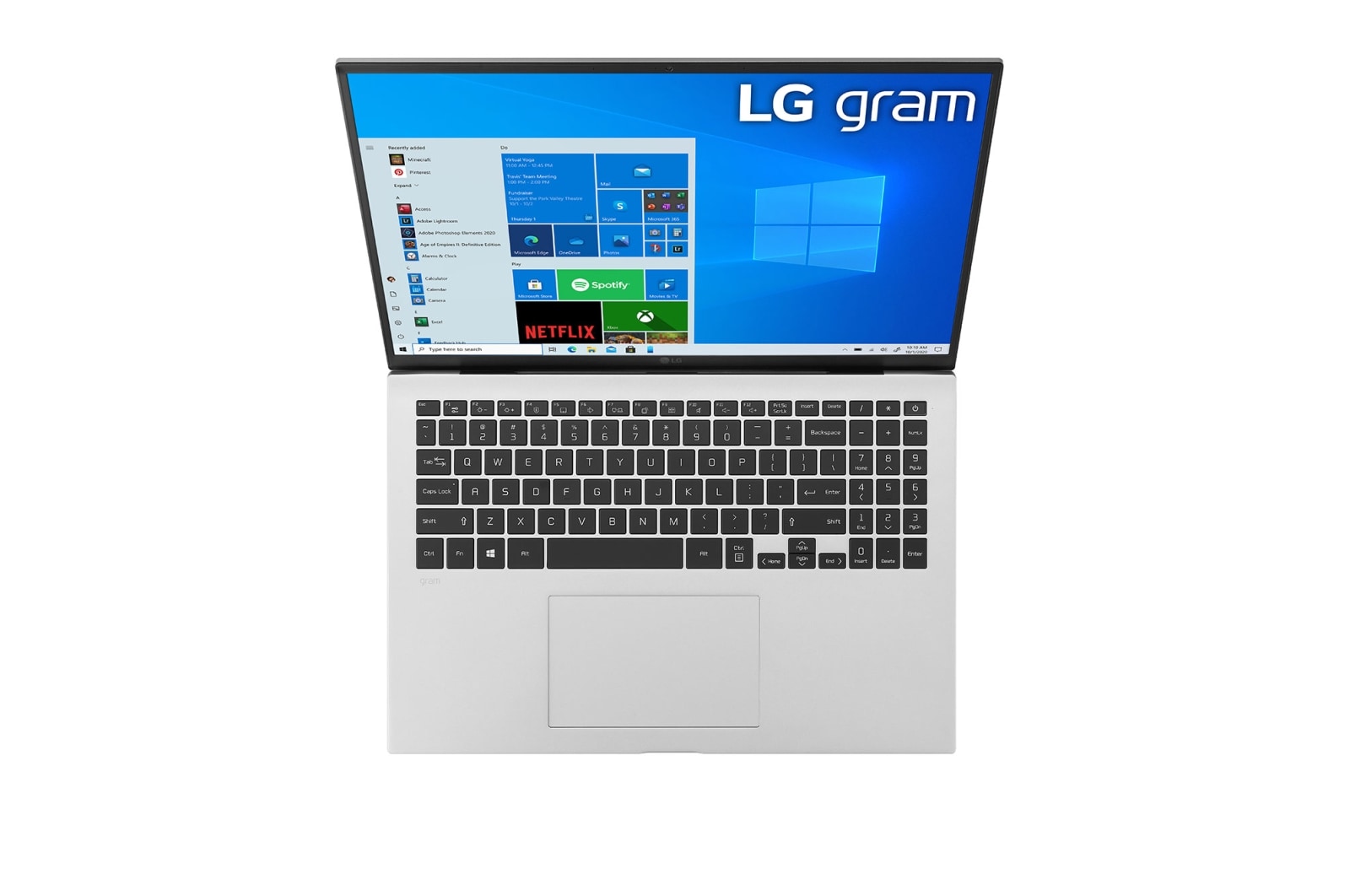 LG gram 16” 輕贏隨型 極致輕薄筆電 – 石英銀 (i5), 16Z90P-G
