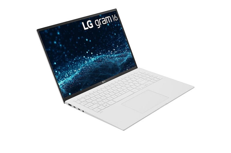 LG gram 16” 輕贏隨型 極致輕薄筆電 – 冰雪白 (i5), 16Z90P-G