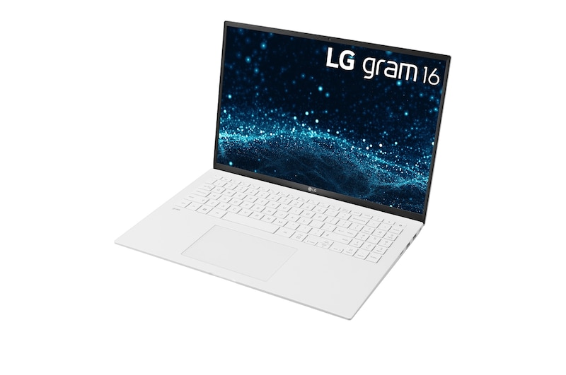 LG gram 16” 輕贏隨型 極致輕薄筆電 – 冰雪白 (i5), 16Z90P-G