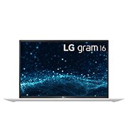 LG gram 16” 輕贏隨型 極致輕薄筆電 – 冰雪白 (i5) 16Z90P-G 正視圖