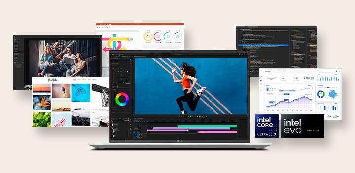 LG gram 搭載最新 Intel® Core™ Ultra 5 處理器