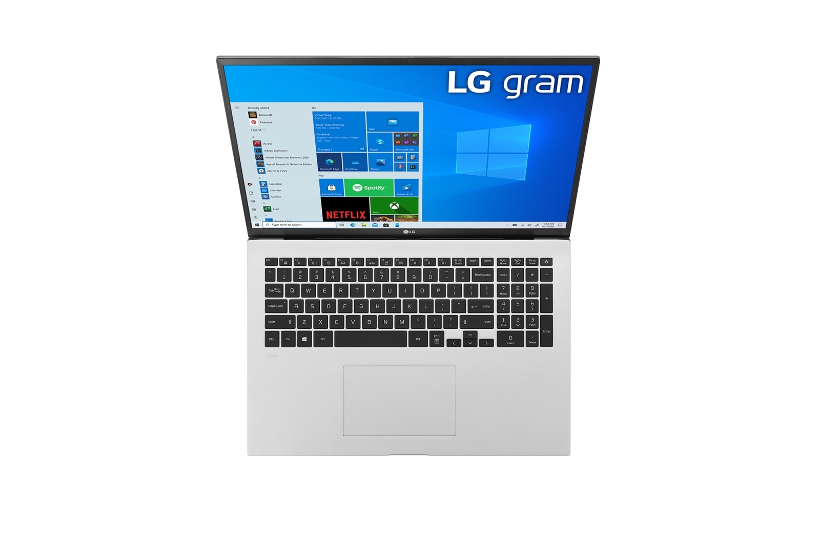 LG gram 17” 輕贏隨型 極致輕薄筆電 – 石英銀 (i7), 17Z90P-G