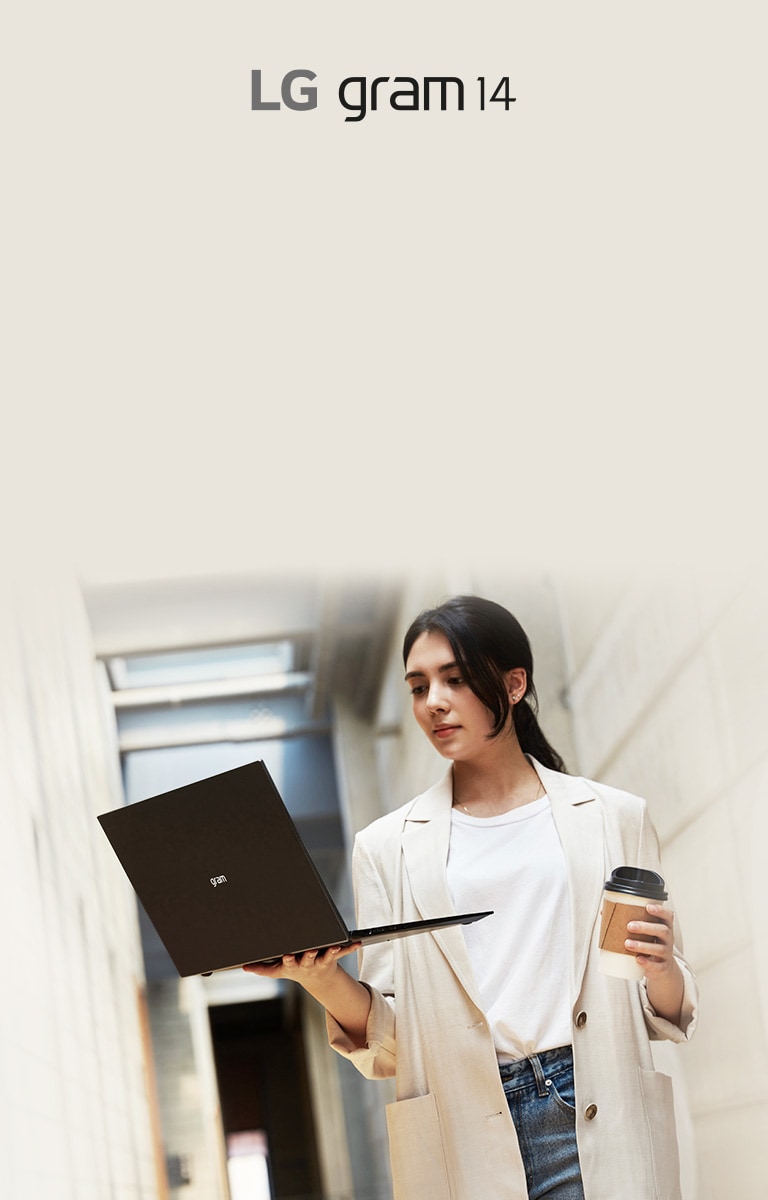 無論您熱愛什麼活動或工作，LG gram 都可以勝任一切；超輕有型，讓您能隨身攜帶。