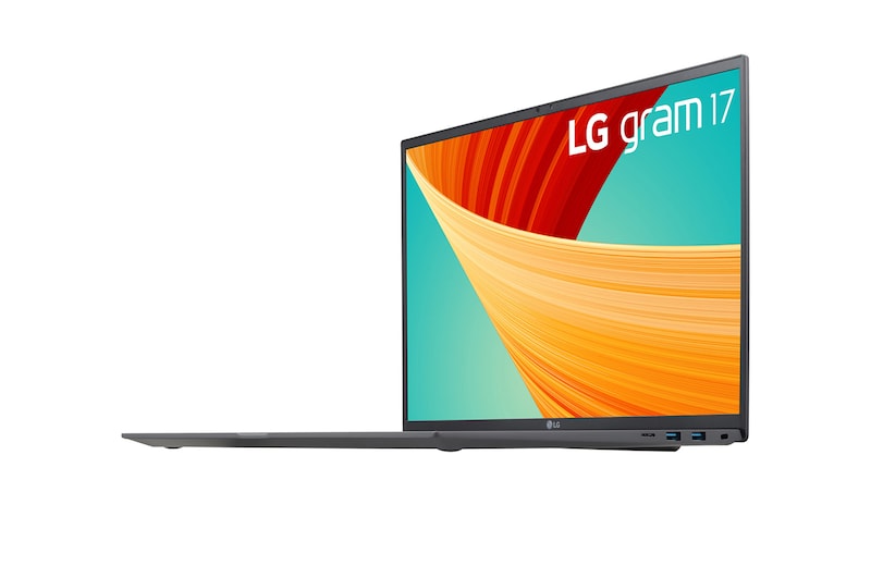 LG gram 17'' Windows 11 Home 輕贏隨型 極致輕薄筆電 - 沉靜灰 (第 13 代 Intel<sup>®</sup> Core i7 Evo), 17Z90R-G