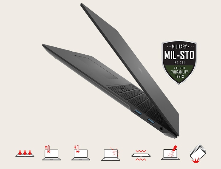 LG gram Pro 擁有 MIL-STD-810H 軍規認證