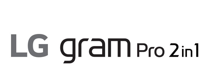 LG gram Pro 2in1 標誌。