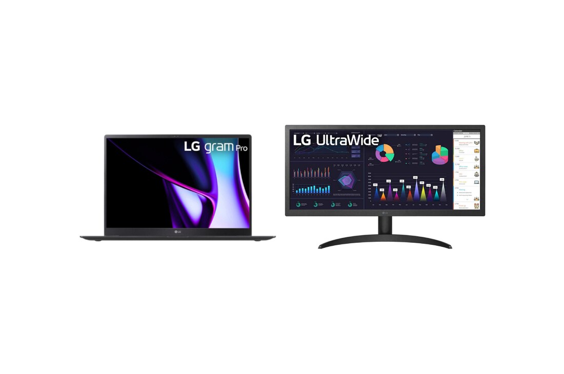 LG 17" gramPro x 寬螢幕組, 17Z90SPG.26WQ500