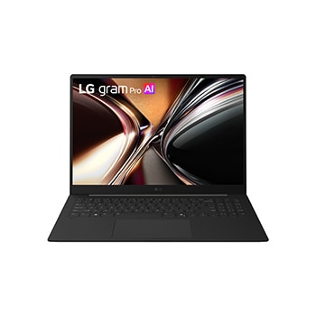 畫面呈現置於電路板上的 Intel Core Ultra 處理器，象徵筆電的 AI 效能。圖片呈現發光的 AI 主題圖形背景，突顯高達 50 TOPS 的運算能力及包含 12 Xe 核心 Intel Arc 顯示晶片。