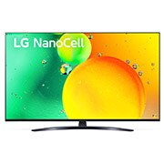 LG NanoCell 電視的前視圖