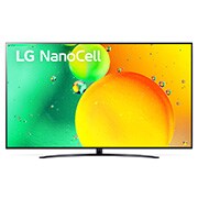 LG NanoCell 電視的前視圖