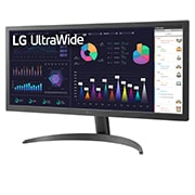 LG 25.7" UltraWide™ 21:9 Full HD IPS 多工作業螢幕, 26WQ500-B