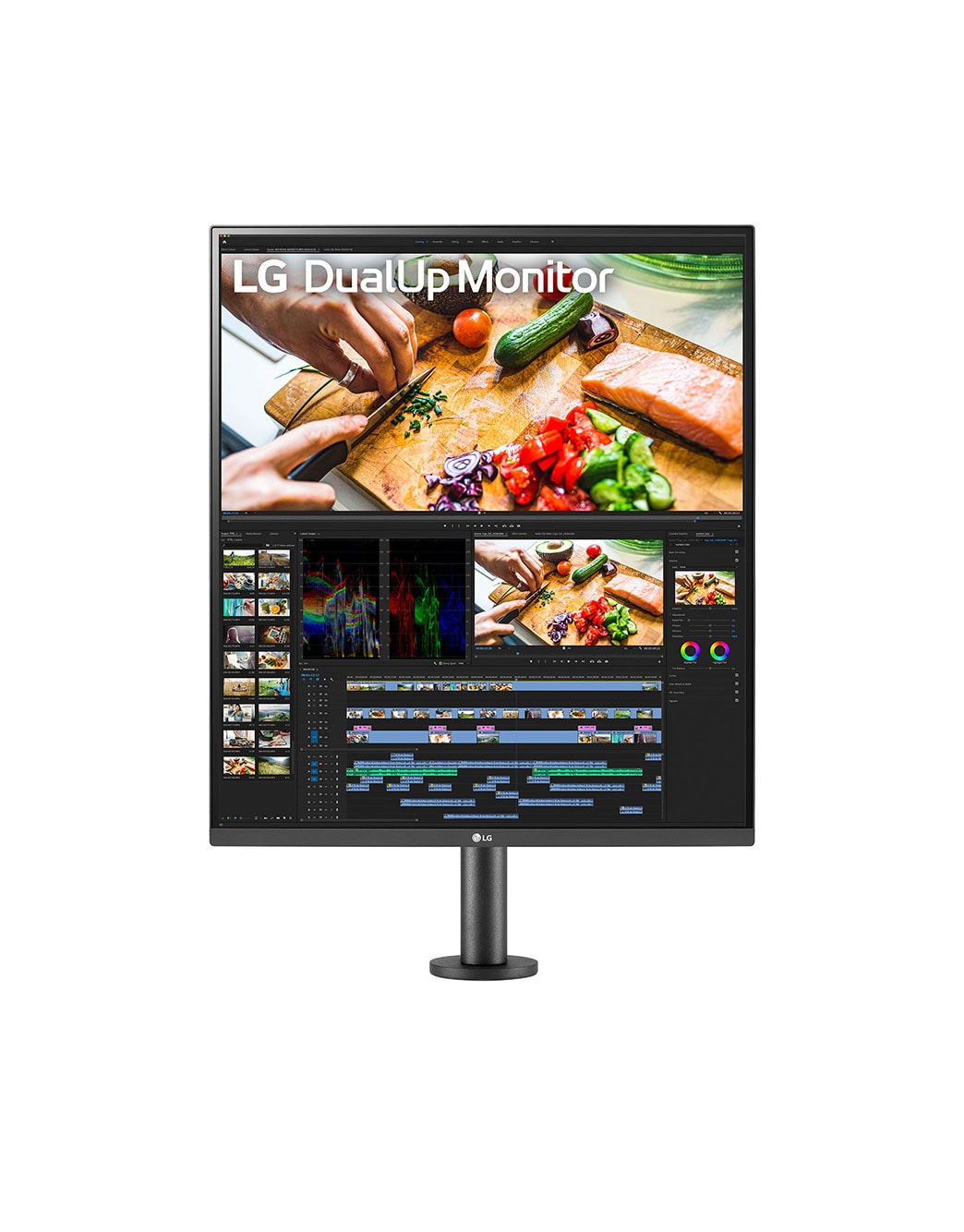 ディスプレイ・モニター本体 LG 28MQ780-B 公式】 LG 27.6インチ 4K デュアルアップ モニター - 28MQ780-B