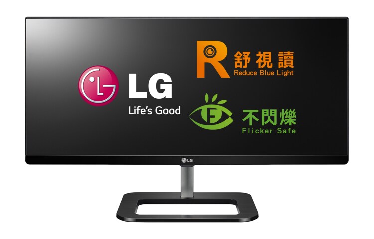 29&#34; 21:9 UltraWide AH-IPS 液晶顯示器 21:9 完美黃金比例 29UB65-P 正視圖