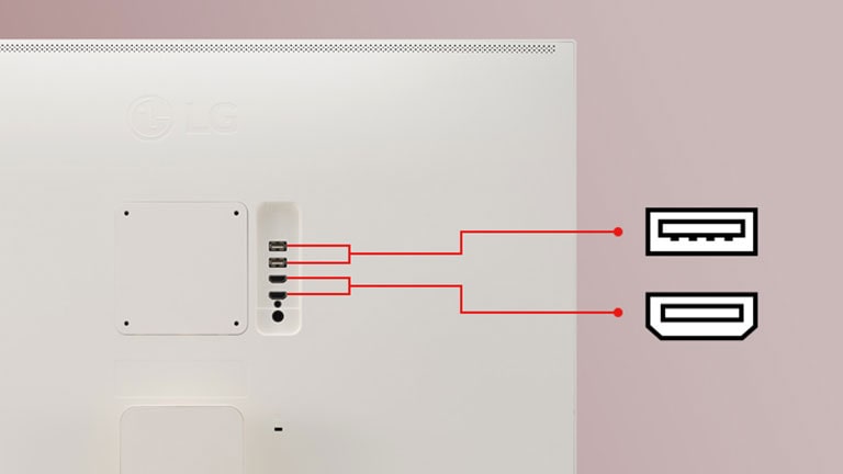 我們的智慧型螢幕備有兩個 USB 和兩個 HDMI 連接埠。