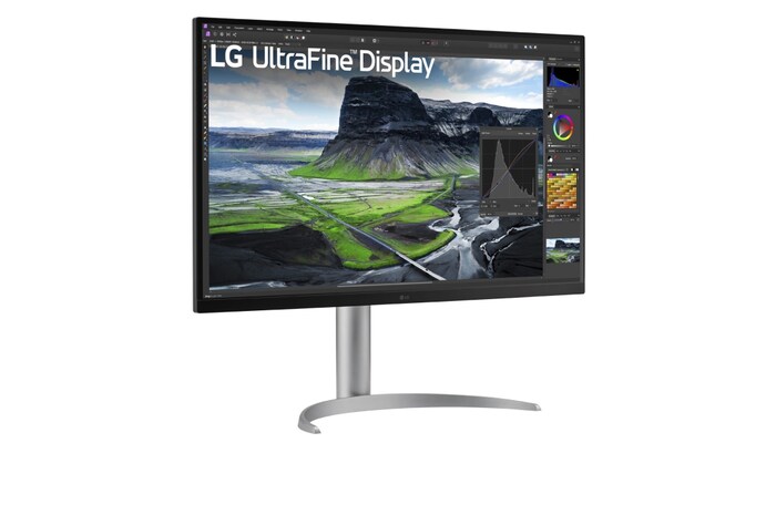 LG 32" UltraFine™ UHD 4K IPS 高畫質編輯螢幕  (自動色彩校準感應器), 32UQ85RV-W