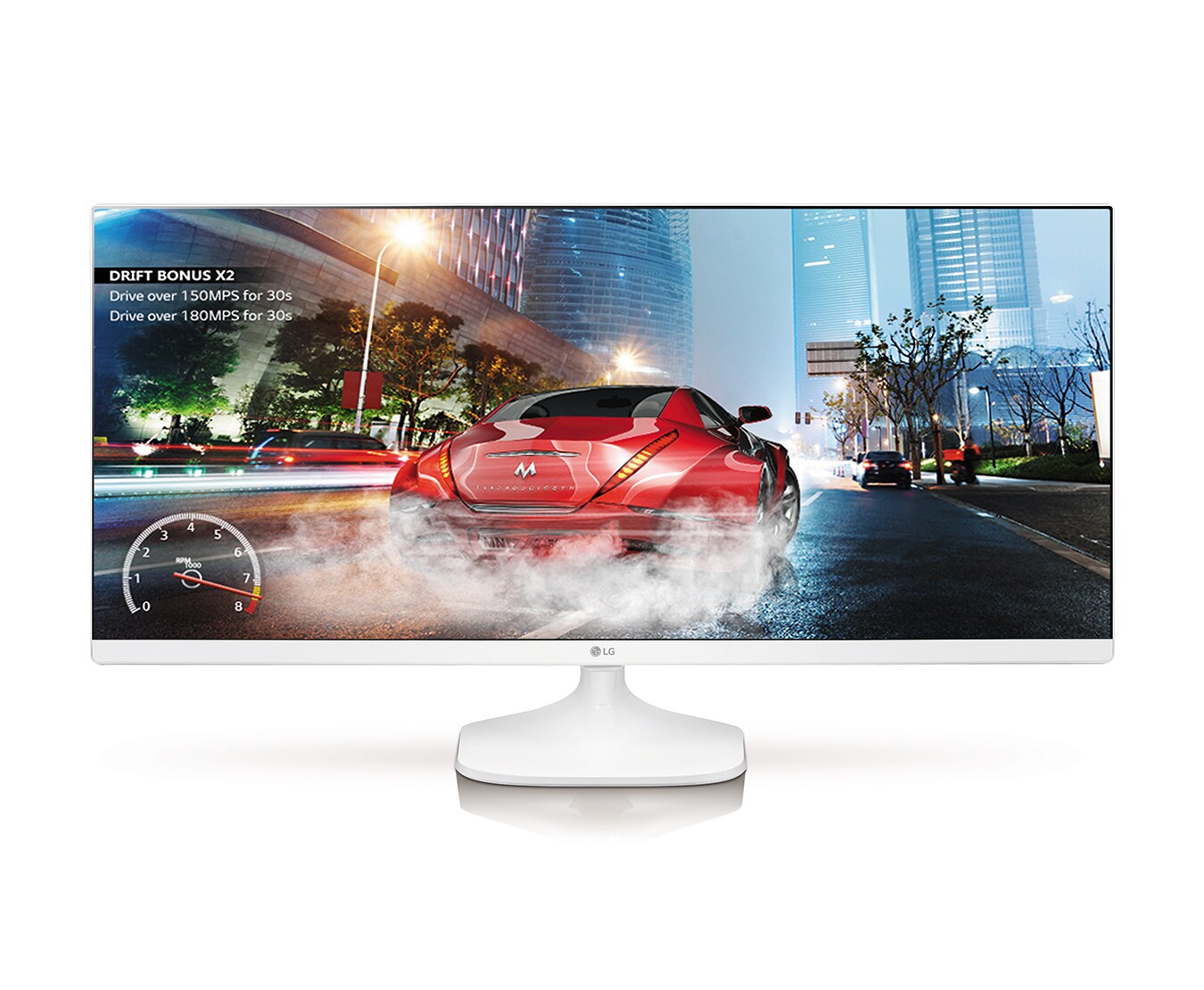 34&#34; 21:9 ULTRAWIDE 電競液晶顯示器 34UM56-W 正視圖