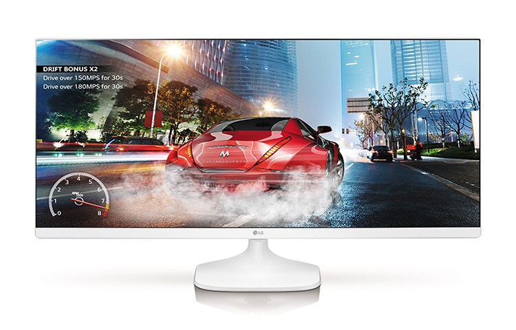 34&#34; 21:9 ULTRAWIDE 電競液晶顯示器 34UM56-W 正視圖
