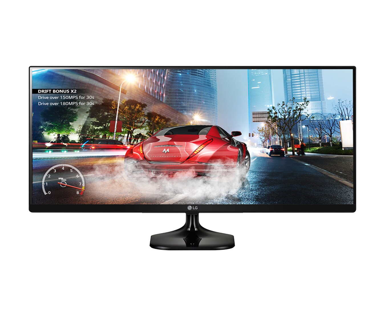 34&#34; UW-FHD  21:9 ULTRAWIDE 電競液晶顯示器 34UM57-P 正視圖