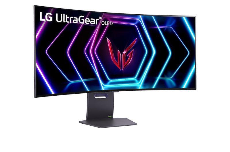 LG 39" UltraGear™ 21:9 WQHD OLED 240Hz 曲面電競螢幕, 39GS95QE-B