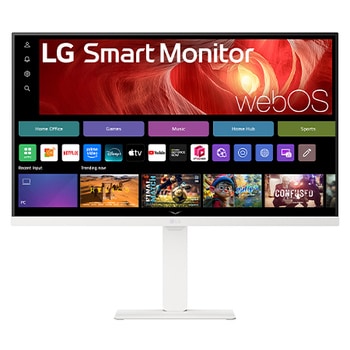 27" Smart Monitor 4K UHD IPS 高畫質智慧螢幕 (搭載webOS/ 隨附智慧滑鼠遙控器)