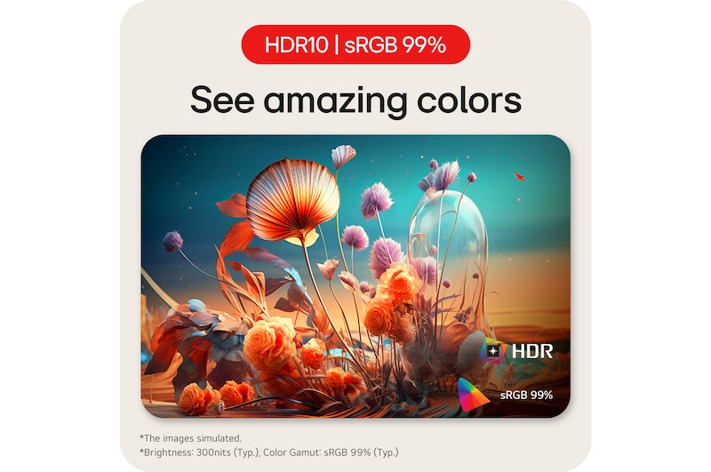 see amazing colors
