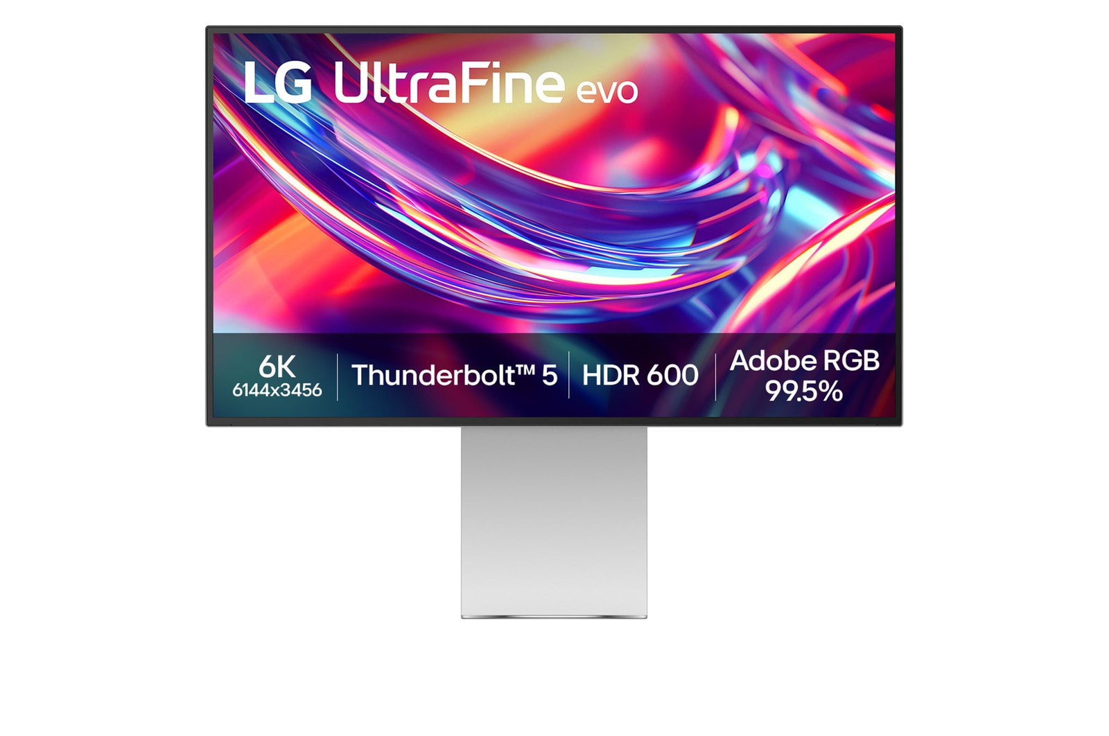 Front view of 32" UltraFine™ evo 6K Nano IPS 高畫質編輯螢幕 (支援Thunderbolt™ 5) 32U990A-S