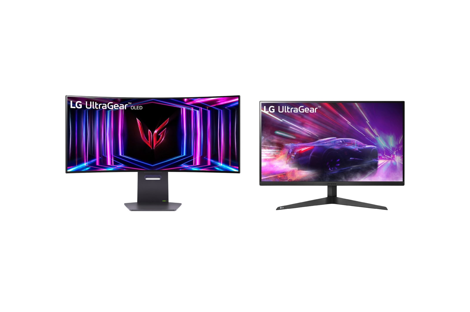 34&#34; OLED 電競 34GS95QE.27GQ50F 正視圖