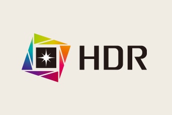 HDR 標誌。	