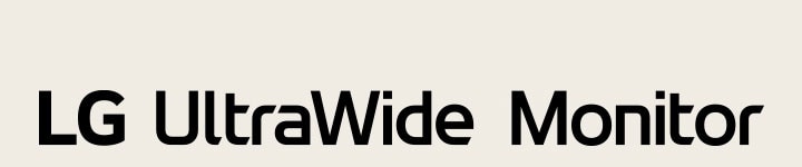 LG UltraWide Monitor 標誌。