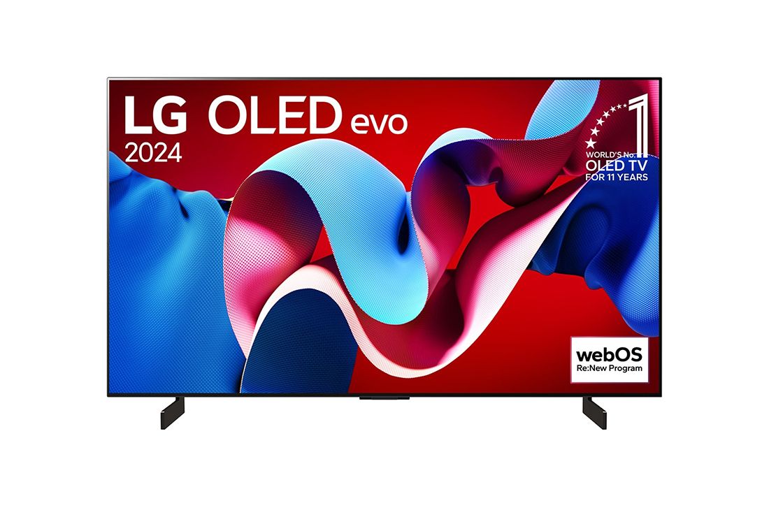LG 42吋｜LG OLED evo AI 4K 智慧顯示器｜C4極緻系列｜2024, OLED42C4PTA