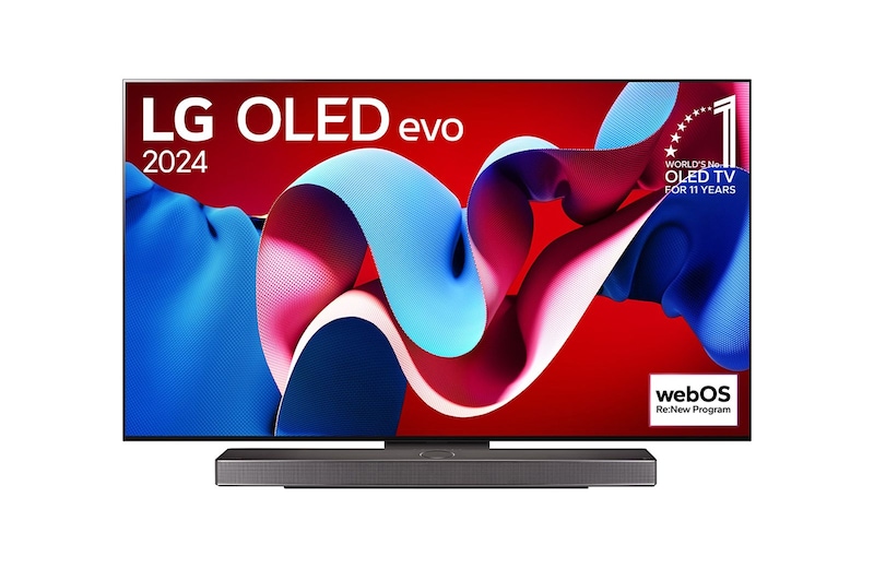 LG 65吋|LG OLED evo AI 4K 智慧顯示器|C4極緻系列|2024 (可壁掛), OLED65C4PTA