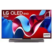 LG 65吋｜LG OLED evo AI 4K 智慧顯示器｜C4極緻系列｜2024 (可壁掛), OLED65C4PTA