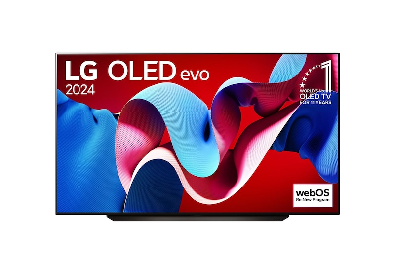 LG 83吋|LG OLED evo AI 4K 智慧顯示器|C4極緻系列|2024  (可壁掛), OLED83C4PTA