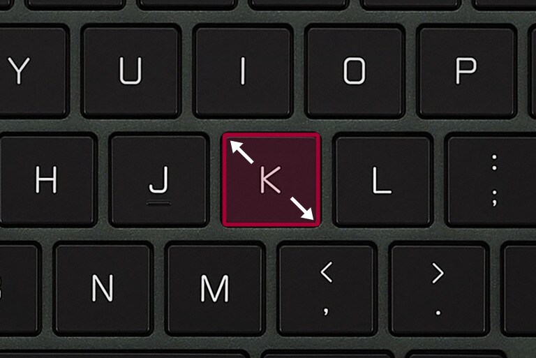 擴充的鍵帽讓您可以順暢打字，減少打字失誤。