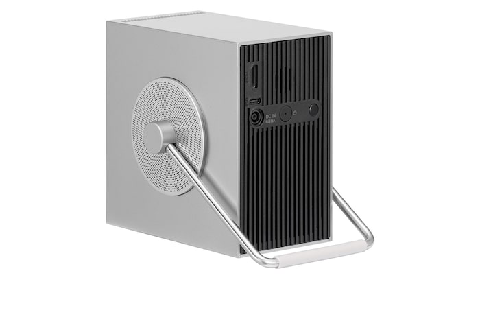 LG CineBeam Q 小銀河4K微型投影機+支架組, HUCQS.710PB