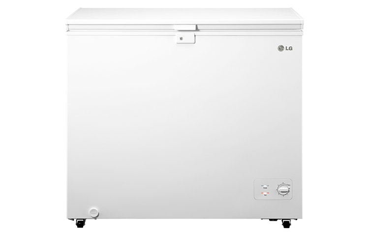 單門上掀式臥式冷凍櫃 水漾白 / 198公升 GC-F200W 正視圖