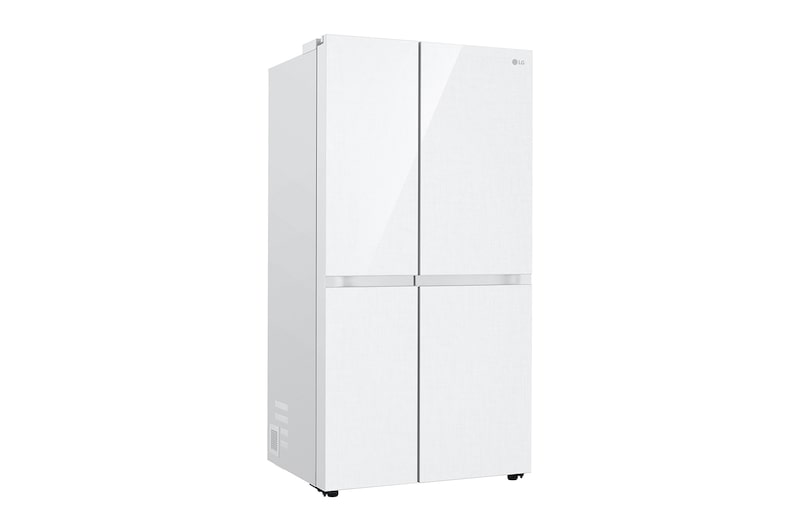 LG 653公升智慧變頻對開冰箱｜亞麻白, GL-BL62WM