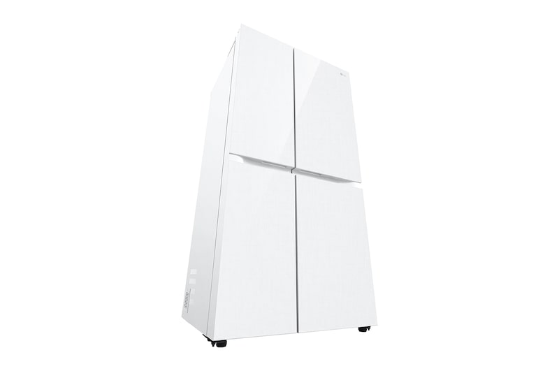 LG 653公升智慧變頻對開冰箱｜亞麻白, GL-BL62WM