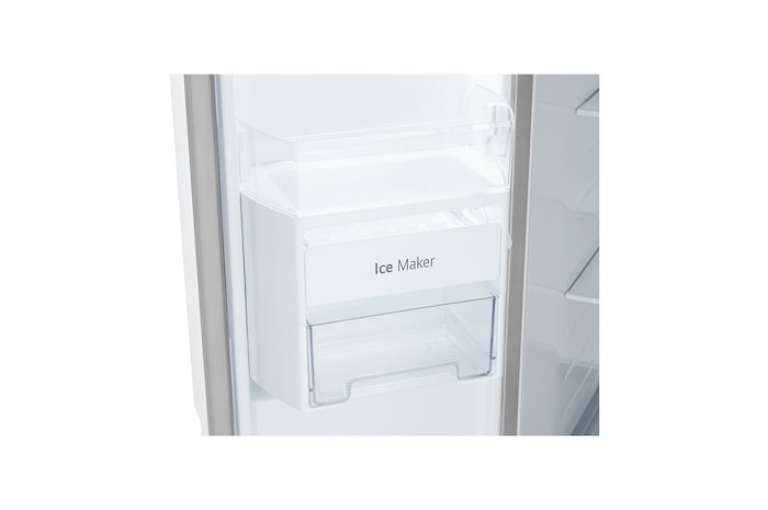 LG 653公升智慧變頻對開冰箱|亞麻白, GL-BL62WM