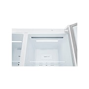 LG 653公升智慧變頻對開冰箱｜亞麻白, GL-BL62WM