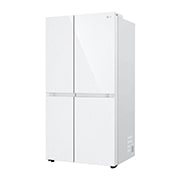 LG 653公升智慧變頻對開冰箱｜亞麻白, GL-BL62WM