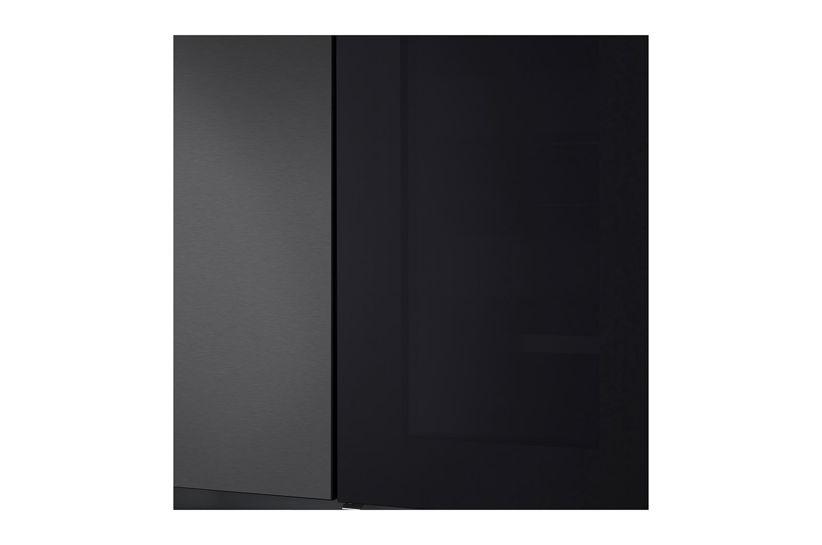 LG 653公升 InstaView™ 敲敲看門中門對開冰箱｜夜墨黑, GL-QL62MB