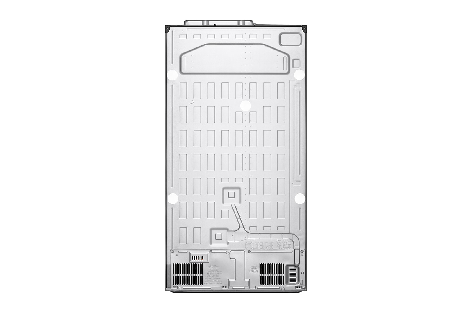 LG 653公升 InstaView™ 敲敲看門中門對開冰箱｜夜墨黑, GL-QL62MB
