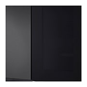 LG 653公升 InstaView™ 敲敲看門中門對開冰箱｜夜墨黑, GL-QL62MB