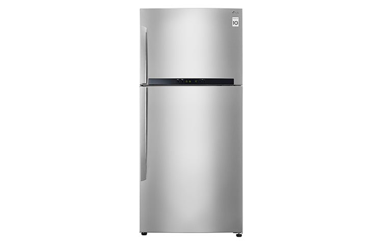 Smart 變頻上下門冰箱 精緻銀 / 510公升 GN-B550SV 正視圖