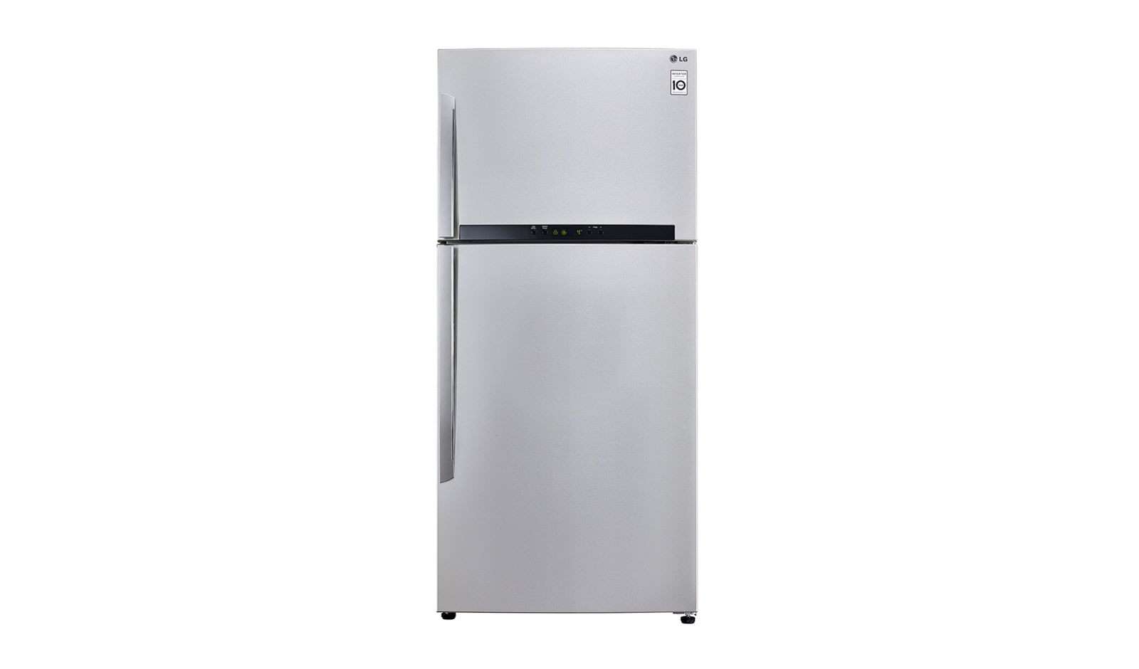 Smart 變頻上下門冰箱 精緻銀 / 525公升 GN-B560SV 正視圖