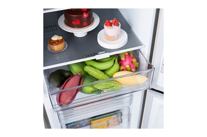 內部抽屜放置蔬菜詳細視圖