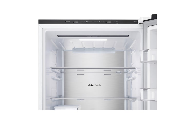 冷藏室頂部詳細視圖