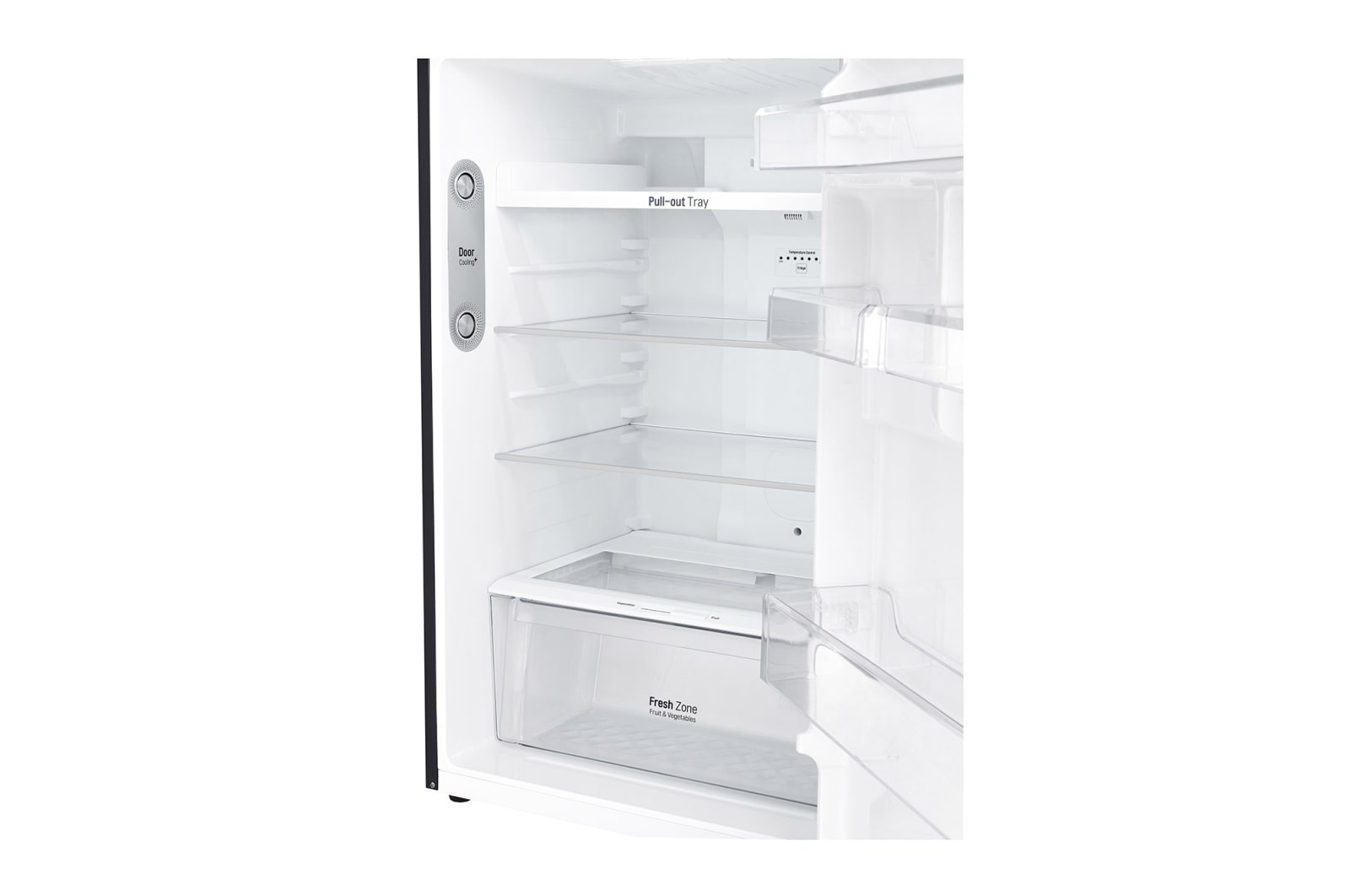 LG 鏡面直驅變頻雙門冰箱 曜石黑 / 393L, GN-BL430GB