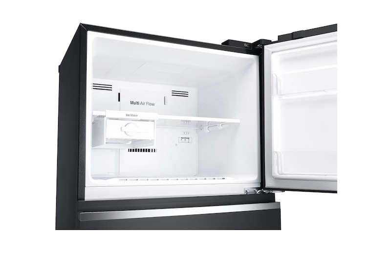 LG 鏡面直驅變頻雙門冰箱 曜石黑 / 393L, GN-BL430GB